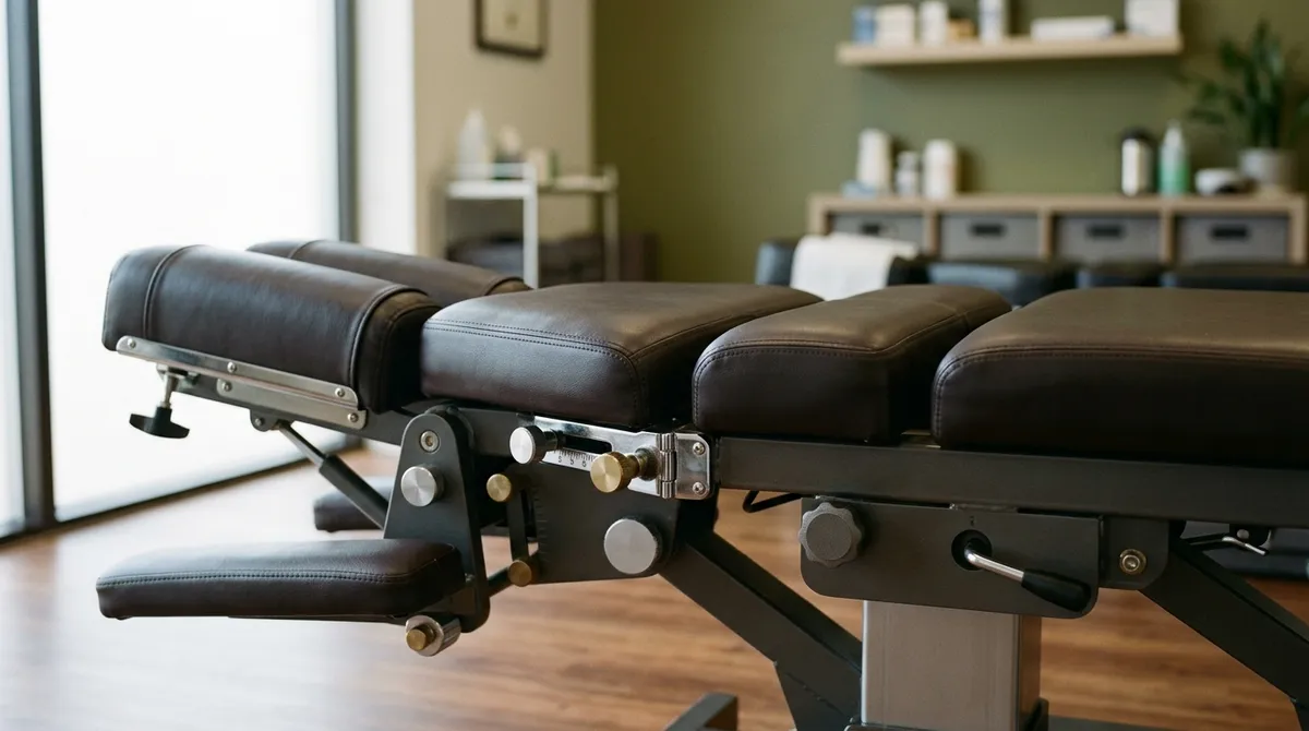 Table de chiropraxie professionnelle articulée